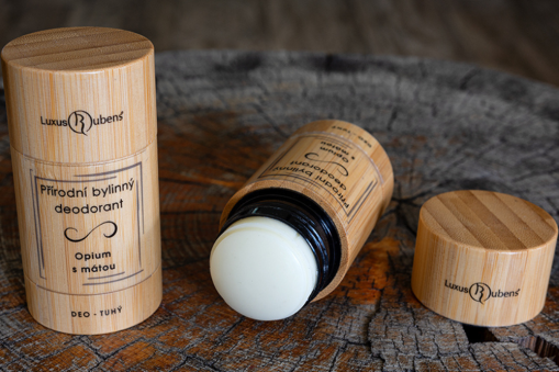 Přírodní bylinný deodorant - Opium s mátou